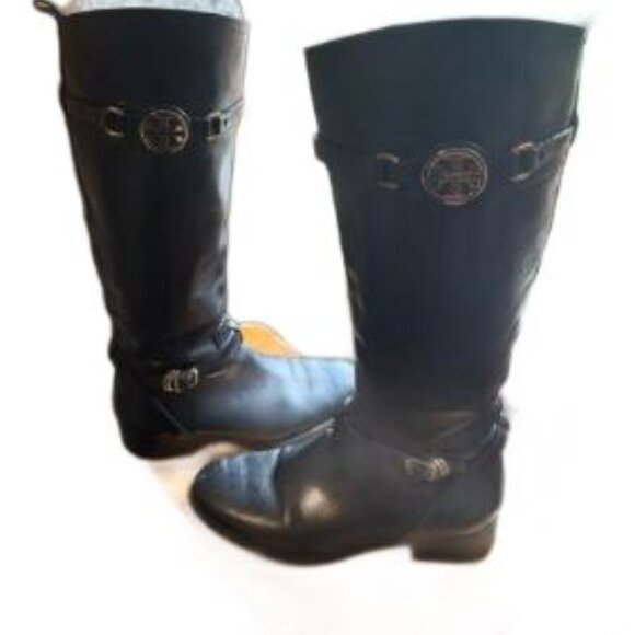 TORY BURCH Black Leather Riding Boot Size 8
Good condition-offers accepted - Picture 1 of 6